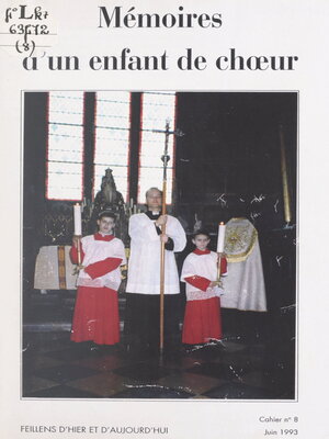 cover image of Mémoires d'un enfant de chœur